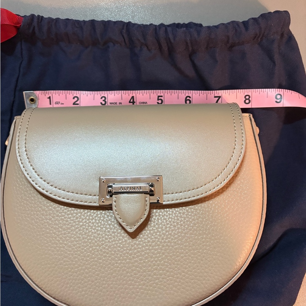 Aspinal London Portobello Bag in Soft Taupe - Picture 8 of 10